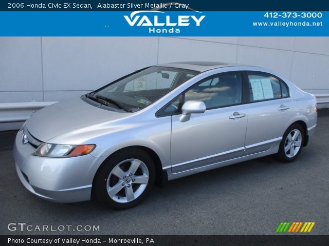 2006 Honda Civic EX Sedan in Alabaster Silver Metallic