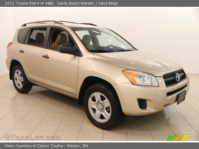 2011 Toyota RAV4 I4 4WD in Sandy Beach Metallic