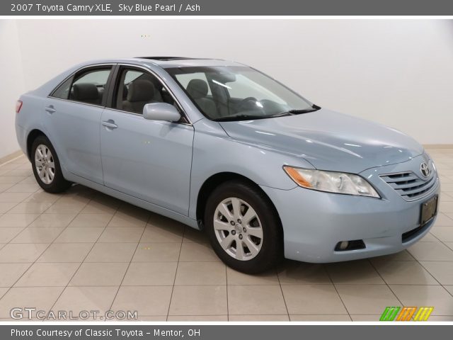 2007 Toyota Camry XLE in Sky Blue Pearl
