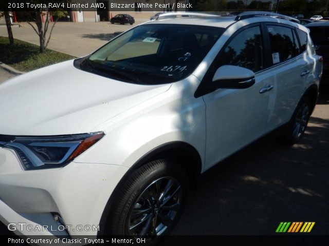 2018 Toyota RAV4 Limited AWD in Blizzard White Pearl