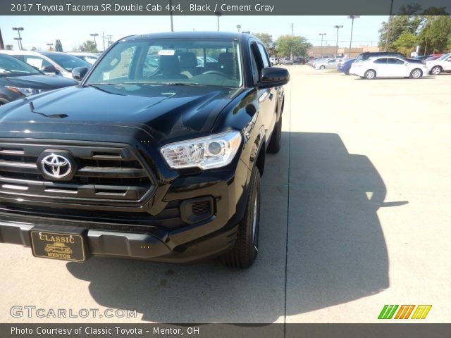 2017 Toyota Tacoma SR Double Cab 4x4 in Black