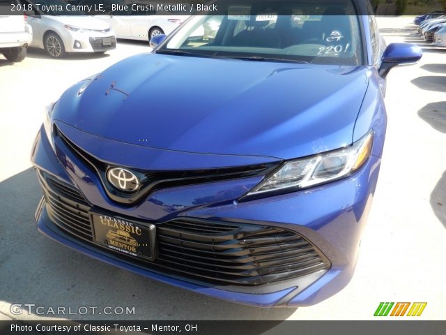 2018 Toyota Camry LE in Blue Crush Metallic