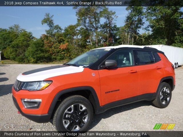 2018 Jeep Compass Trailhawk 4x4 in Spitfire Orange