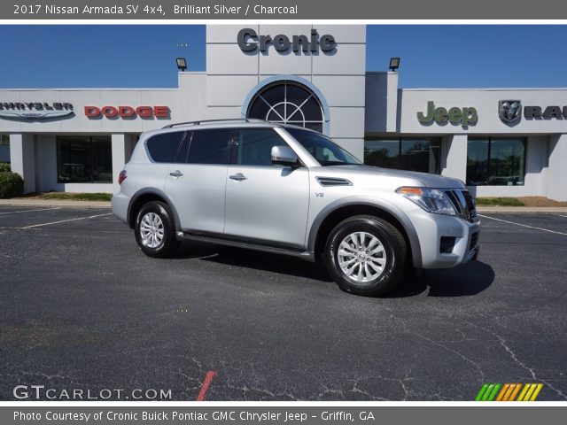 2017 Nissan Armada SV 4x4 in Brilliant Silver