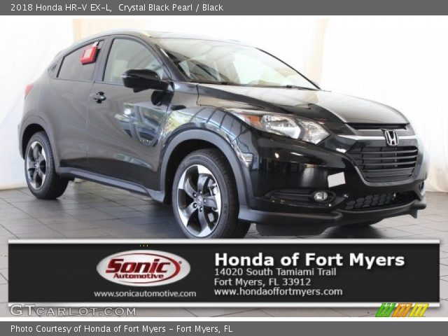 2018 Honda HR-V EX-L in Crystal Black Pearl
