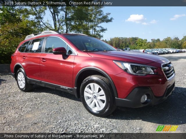 2018 Subaru Outback 2.5i Premium in Crimson Red Pearl