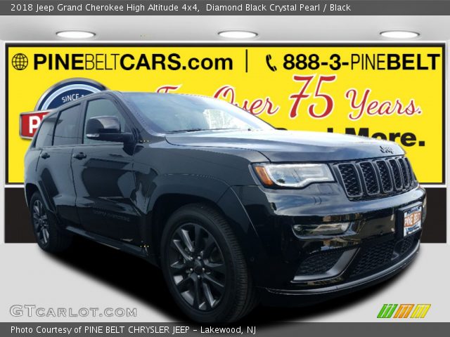 2018 Jeep Grand Cherokee High Altitude 4x4 in Diamond Black Crystal Pearl