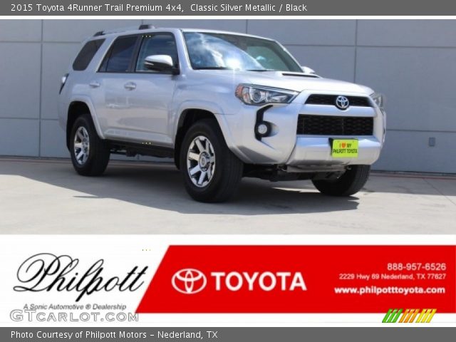 2015 Toyota 4Runner Trail Premium 4x4 in Classic Silver Metallic