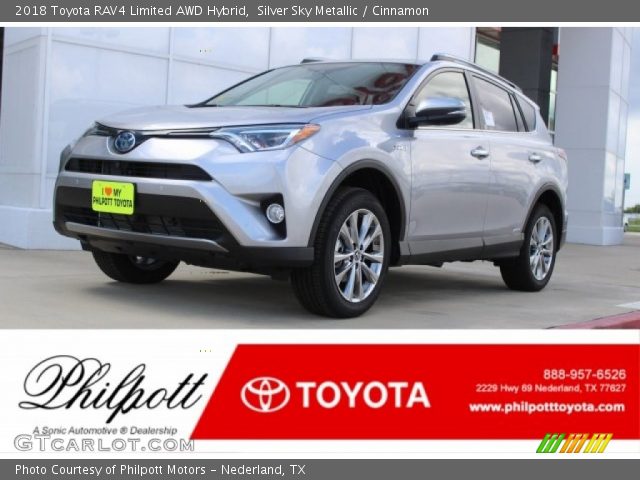 2018 Toyota RAV4 Limited AWD Hybrid in Silver Sky Metallic
