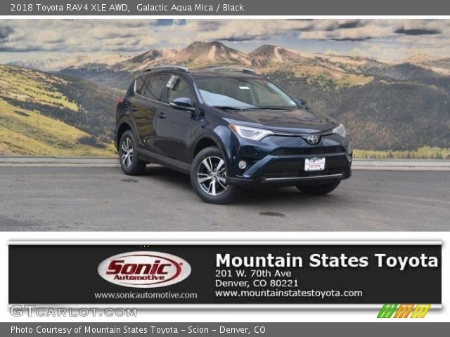 2018 Toyota RAV4 XLE AWD in Galactic Aqua Mica
