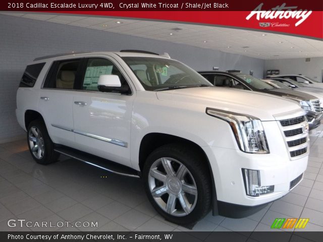 2018 Cadillac Escalade Luxury 4WD in Crystal White Tricoat