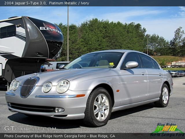 2004 Jaguar S-Type 3.0 in Platinum Metallic