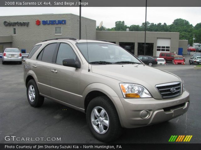 2008 Kia Sorento LX 4x4 in Sand Beige