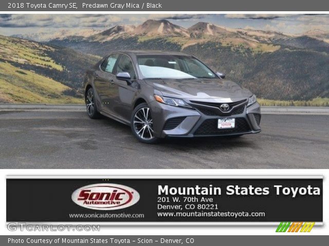 2018 Toyota Camry SE in Predawn Gray Mica
