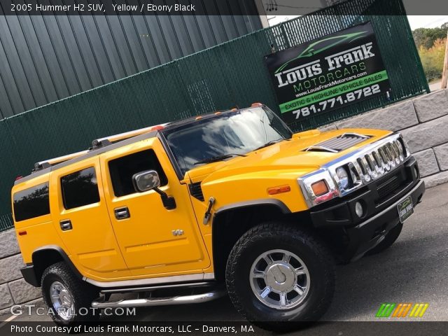 2005 Hummer H2 SUV in Yellow