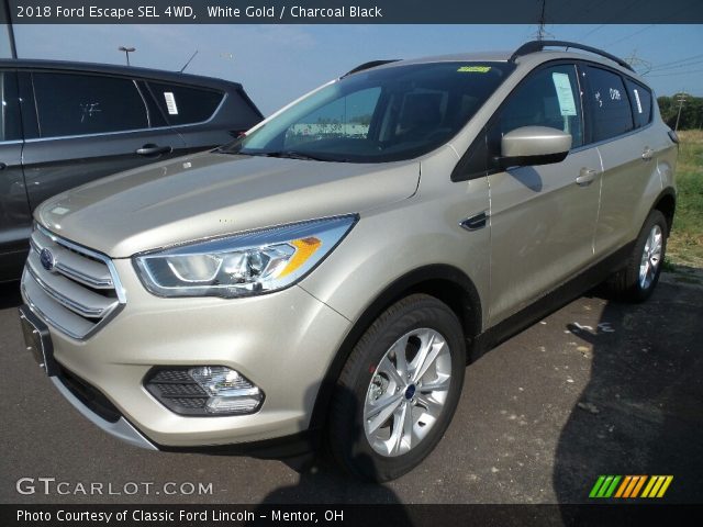2018 Ford Escape SEL 4WD in White Gold