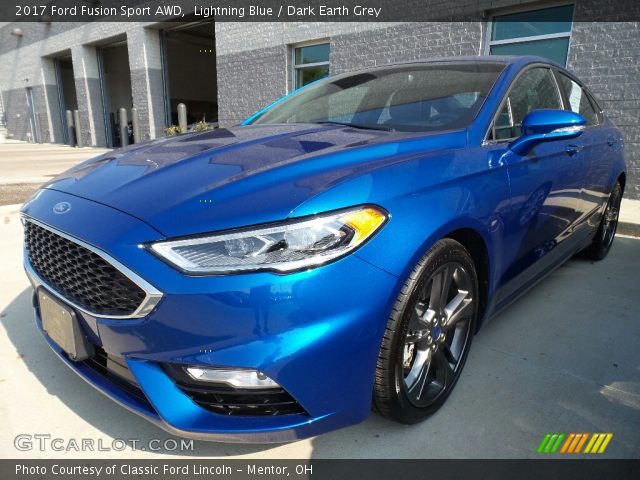 2017 Ford Fusion Sport AWD in Lightning Blue