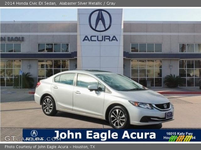 2014 Honda Civic EX Sedan in Alabaster Silver Metallic