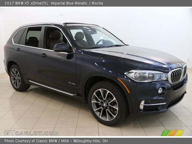 2017 BMW X5 xDrive35i in Imperial Blue Metallic