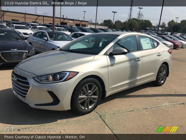 2018 Hyundai Elantra SEL in Mineral Beige