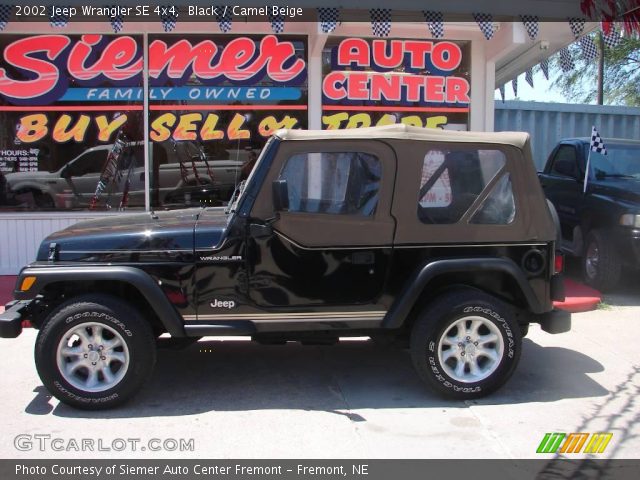 2002 Jeep Wrangler SE 4x4 in Black