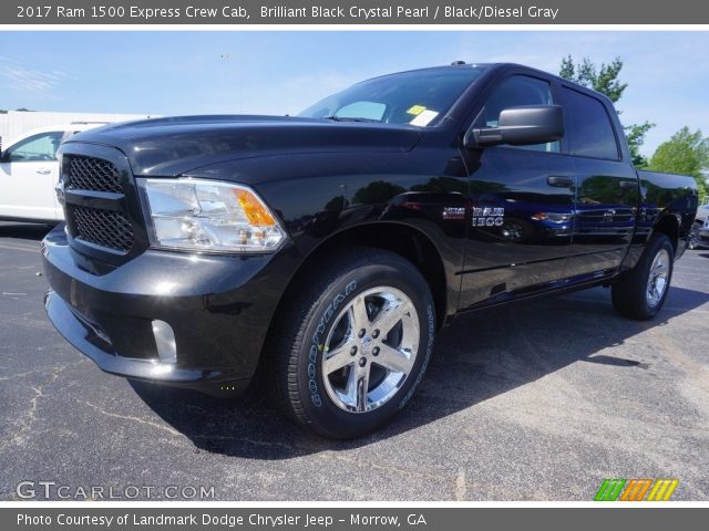 2017 Ram 1500 Express Crew Cab in Brilliant Black Crystal Pearl