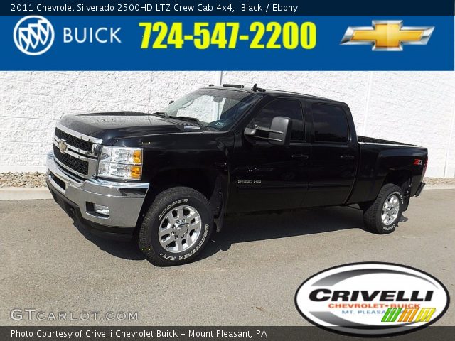 2011 Chevrolet Silverado 2500HD LTZ Crew Cab 4x4 in Black
