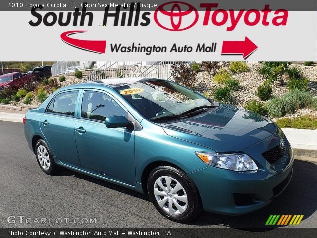 2010 Toyota Corolla LE in Capri Sea Metallic