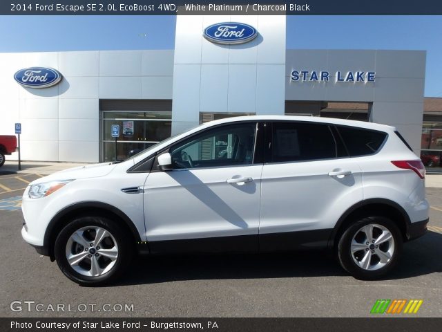 2014 Ford Escape SE 2.0L EcoBoost 4WD in White Platinum
