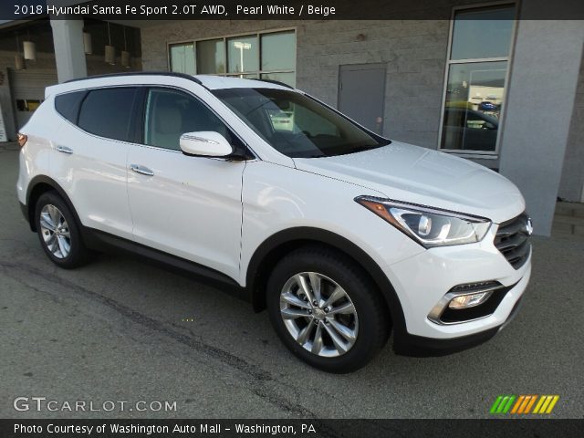 2018 Hyundai Santa Fe Sport 2.0T AWD in Pearl White