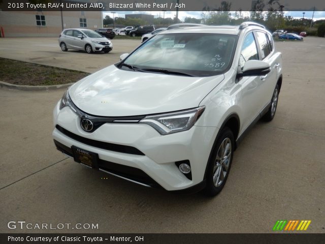 2018 Toyota RAV4 Limited AWD in Blizzard White Pearl