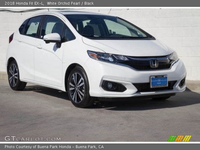 2018 Honda Fit EX-L in White Orchid Pearl