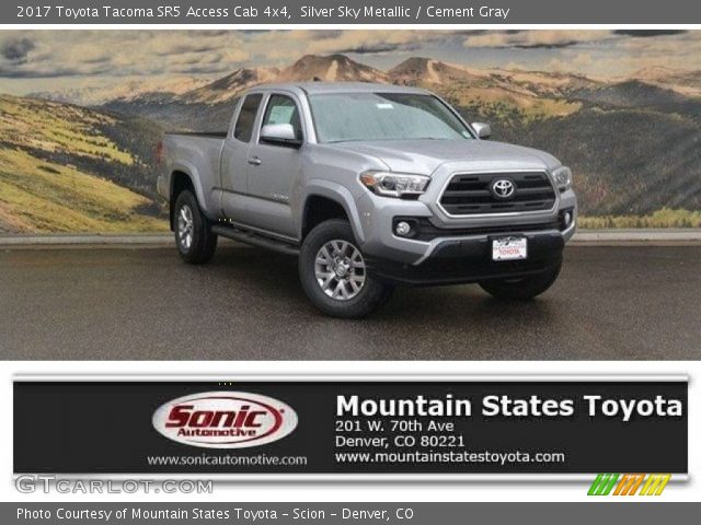 2017 Toyota Tacoma SR5 Access Cab 4x4 in Silver Sky Metallic