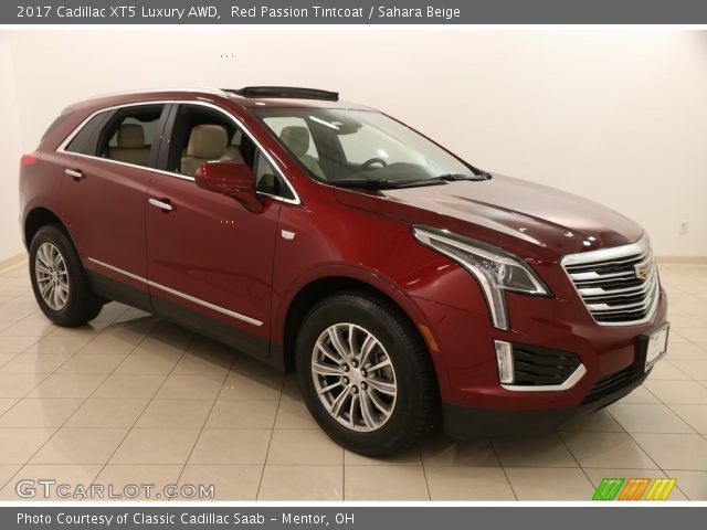2017 Cadillac XT5 Luxury AWD in Red Passion Tintcoat