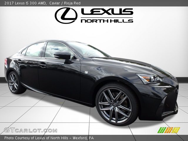 2017 Lexus IS 300 AWD in Caviar