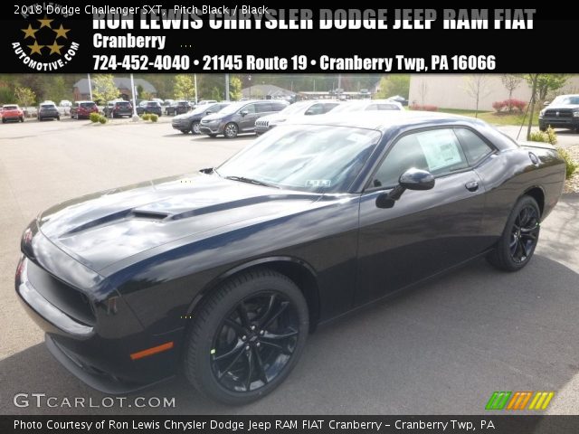2018 Dodge Challenger SXT in Pitch Black