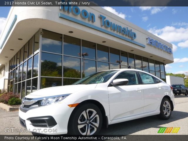 2017 Honda Civic LX Sedan in Taffeta White