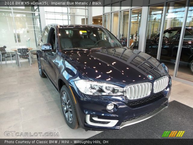 2018 BMW X5 xDrive35i in Imperial Blue Metallic