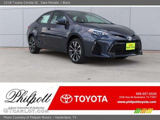 2018 Toyota Corolla SE in Slate Metallic