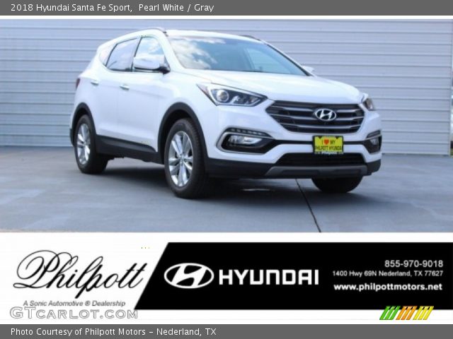 2018 Hyundai Santa Fe Sport  in Pearl White