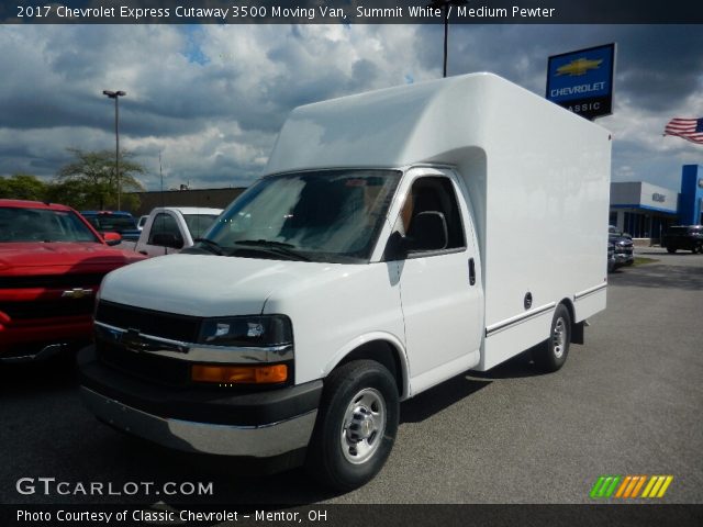 2017 Chevrolet Express Cutaway 3500 Moving Van in Summit White