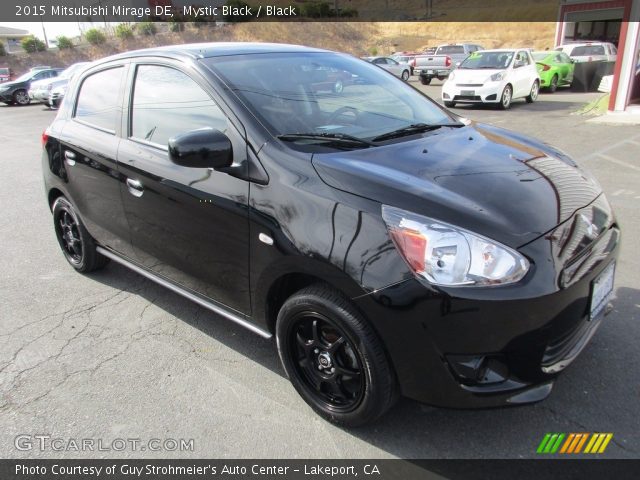 2015 Mitsubishi Mirage DE in Mystic Black