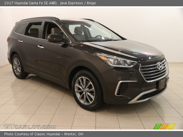 2017 Hyundai Santa Fe SE AWD in Java Espresso