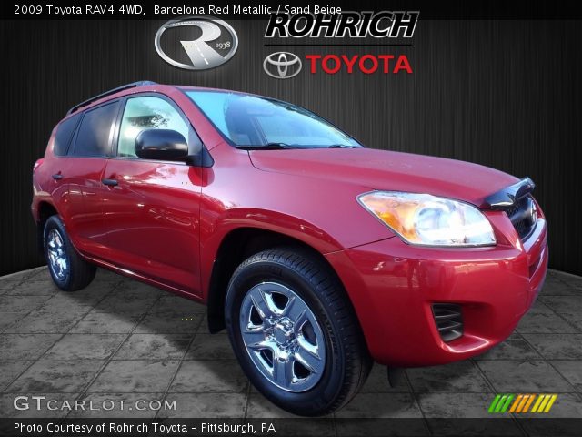 2009 Toyota RAV4 4WD in Barcelona Red Metallic