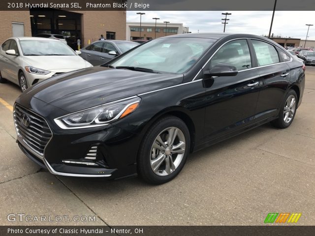 2018 Hyundai Sonata SEL in Phantom Black