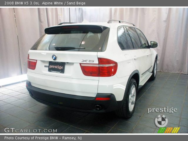 2008 BMW X5 3.0si in Alpine White