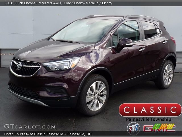 2018 Buick Encore Preferred AWD in Black Cherry Metallic