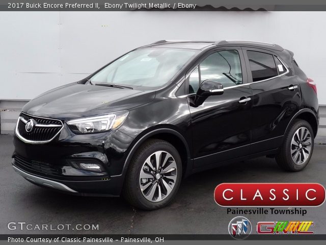 2017 Buick Encore Preferred II in Ebony Twilight Metallic