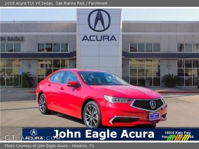 2018 Acura TLX V6 Sedan in San Marino Red