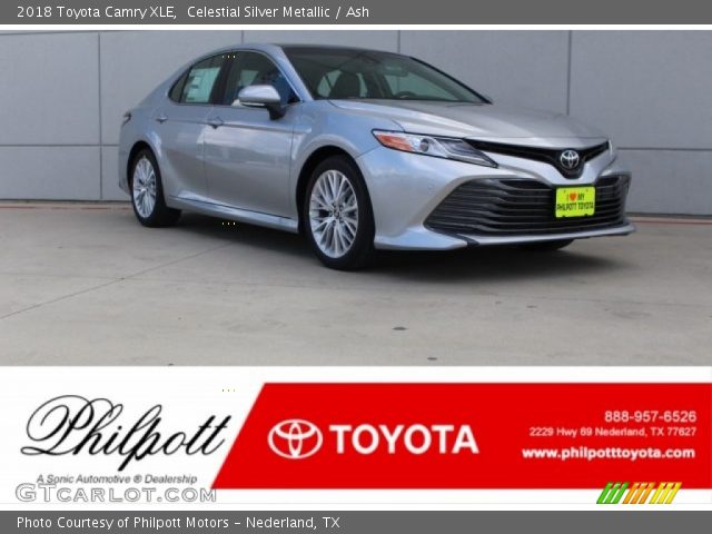 2018 Toyota Camry XLE in Celestial Silver Metallic
